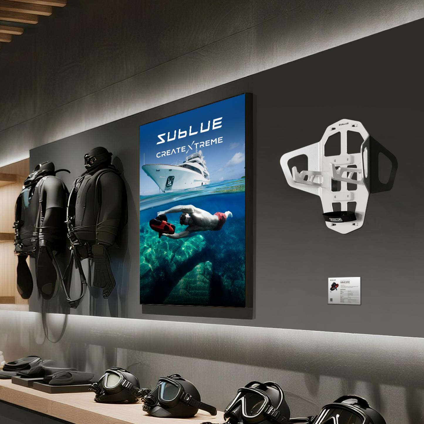 Vapor Wall-Mount Rack