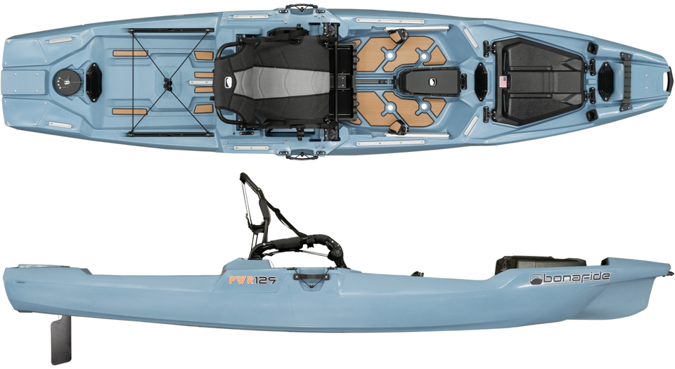 Bonafide PWR 129 Kayak - Steel