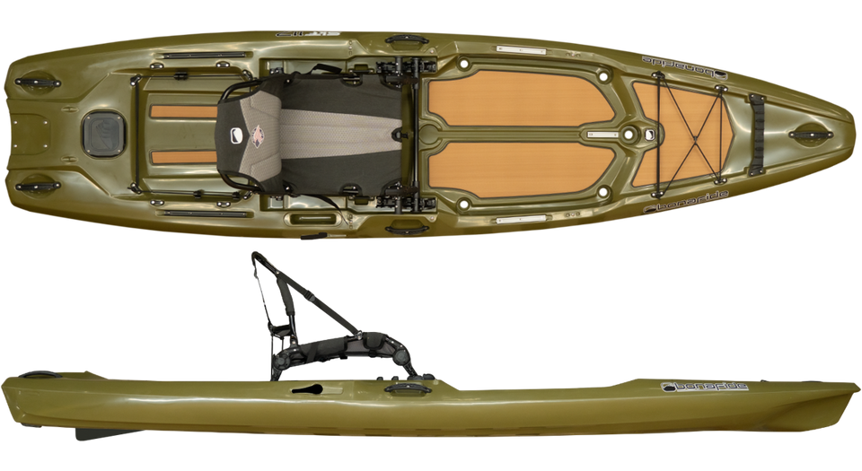 Bonafide SKF 117 Hybrid Kayak - Olive
