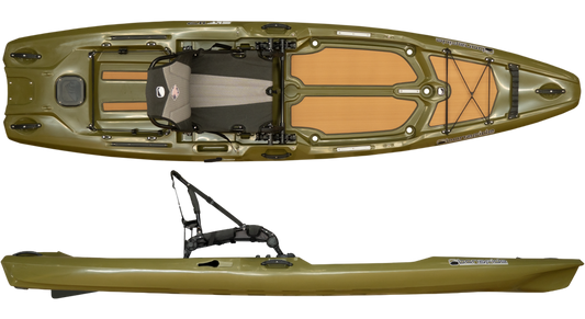 Bonafide SKF 117 Hybrid Kayak - Olive