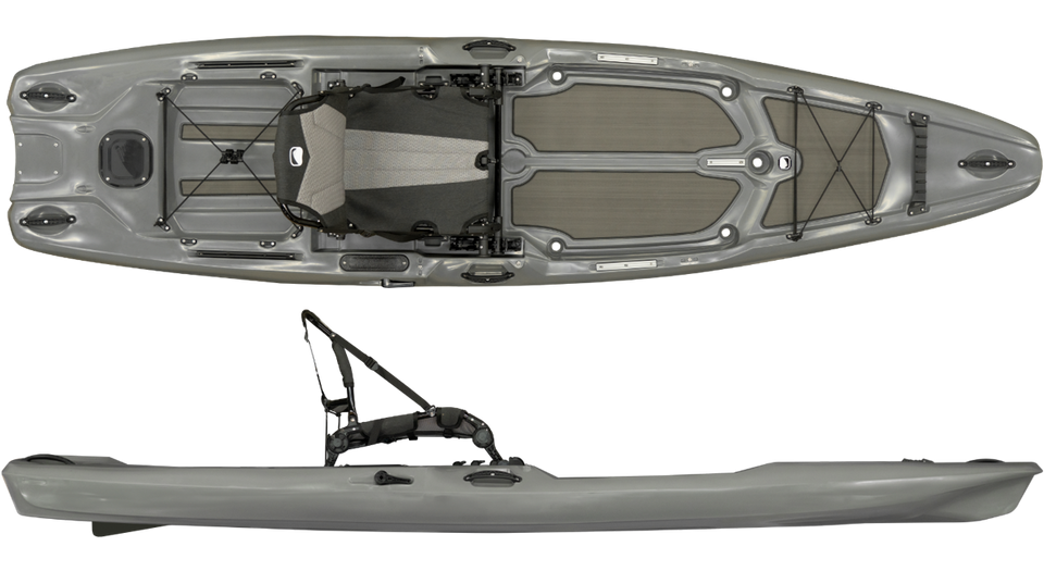 Bonafide SKF 117 Hybrid Kayak - Top Gun Grey