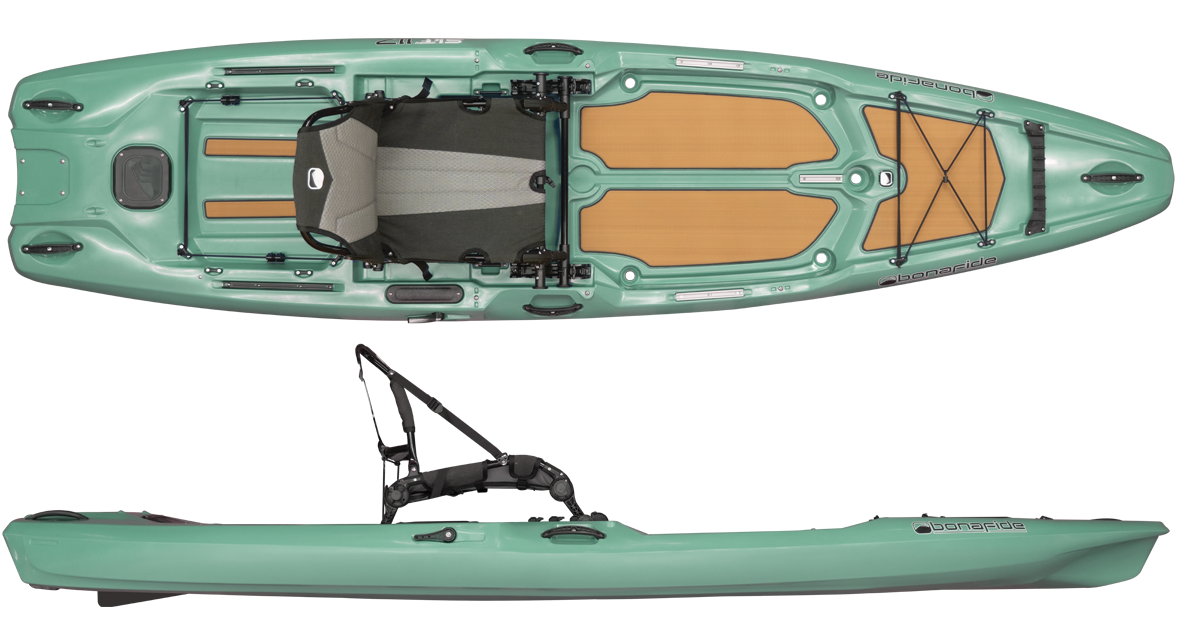 Bonafide SKF 117 Hybrid Kayak - Andros Green