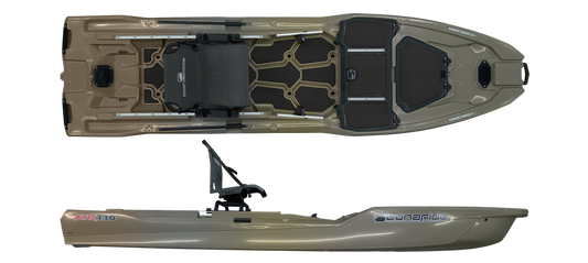 Bonafide XTR 130 Kayak - Camoflage