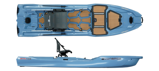 Bonafide XTR 130 Kayak - Steel