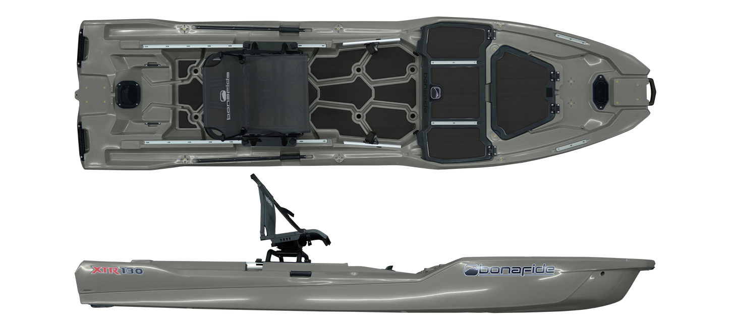 Bonafide XTR 130 Kayak - Top Gun Grey