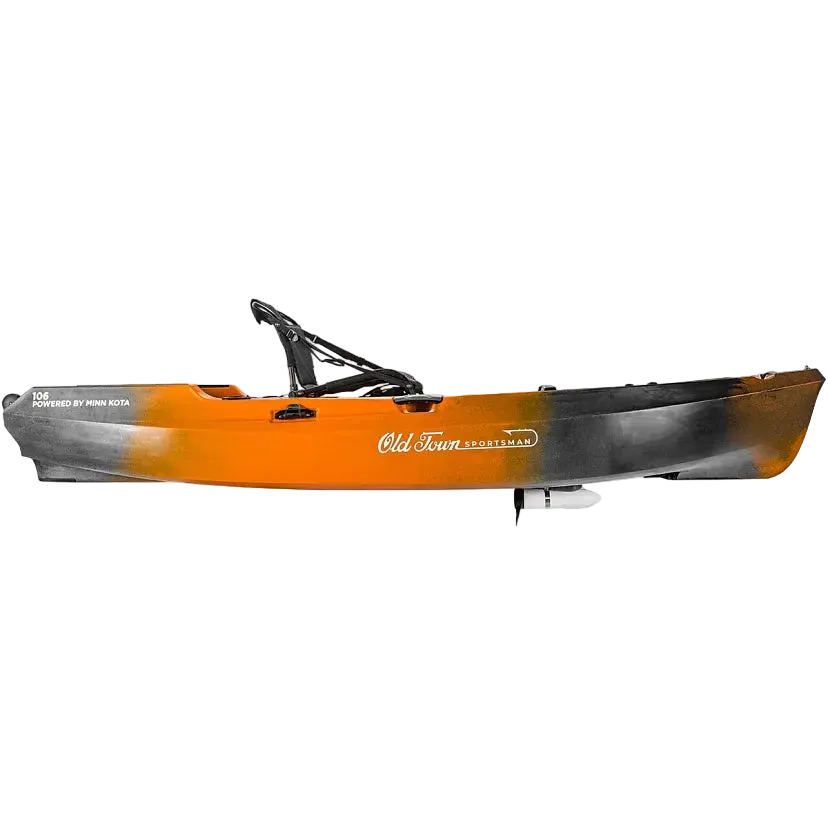 Old Town Sportsman 106 Powered by Minn Kota Kayak - Ember Camo
