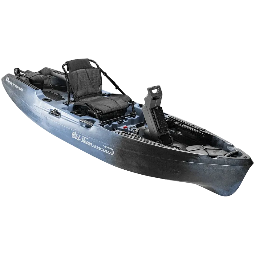 Old Town Sportsman 106 Powered by Minn Kota Kayak - Steel Camo