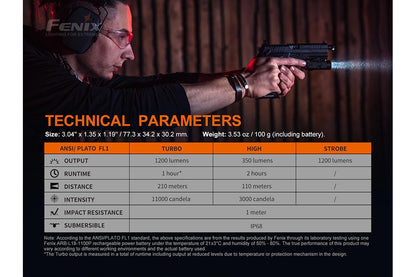 Fenix GL19R Rechargeable Tactical Light - Discontinued