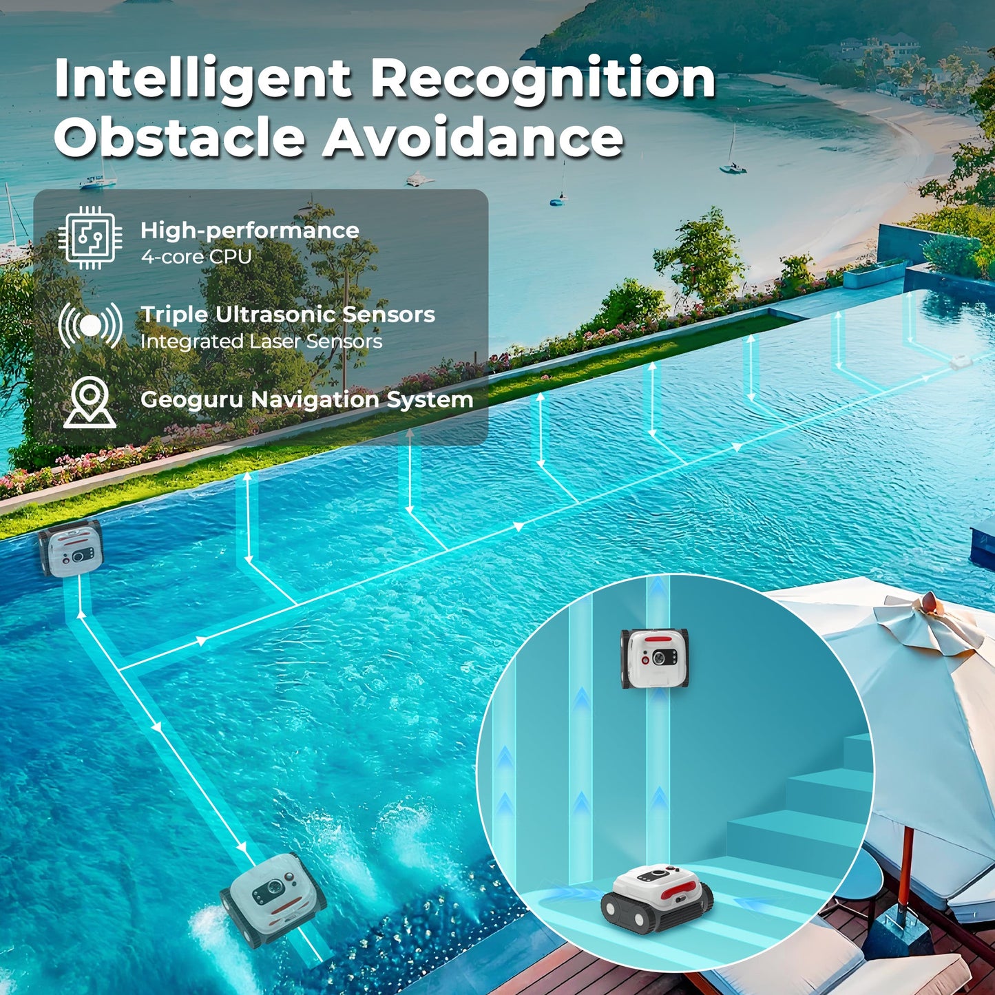 BN Pro Robotic Pool Cleaner