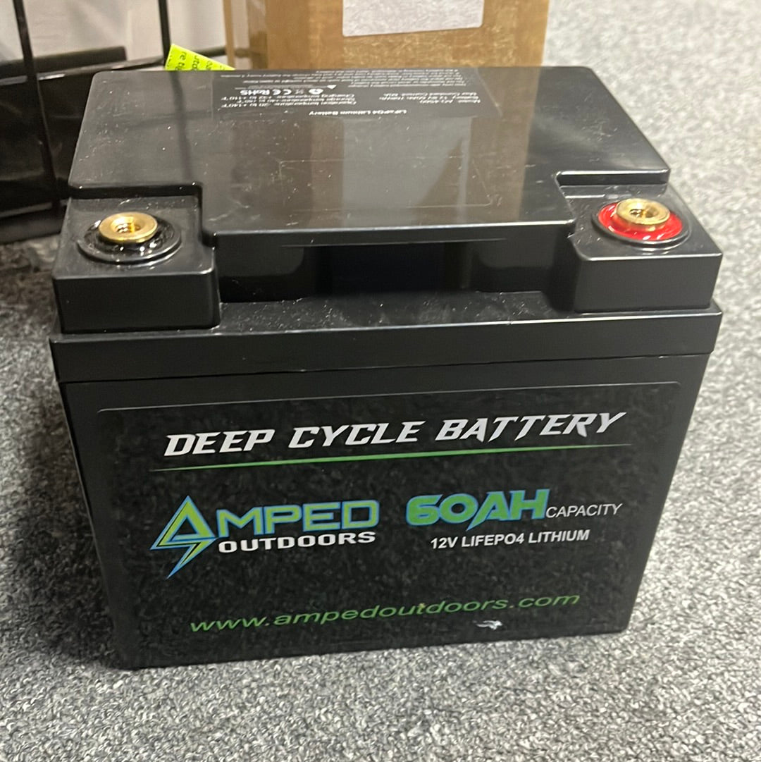 Amped Outdoors 12v 60ah Lithium Battery