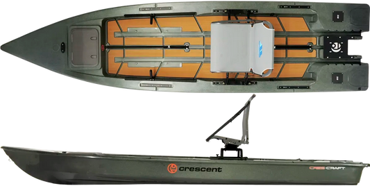 Crescent Cres-Craft Power Kayak - Moonrock