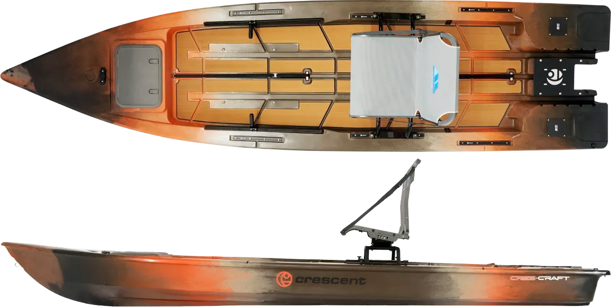 Crescent Cres-Craft Power Kayak- Timber