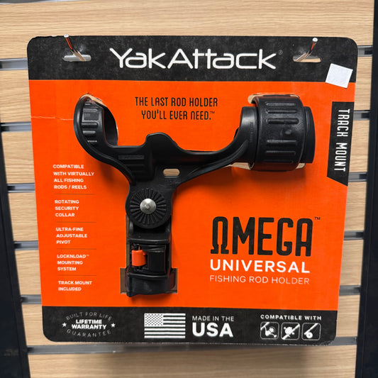 YakAttack Omega Rod Holder with LockNLoad Track Mounting Base