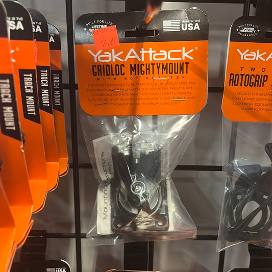 YakAttack LockNLoad 90 degree adapter with MightyMount