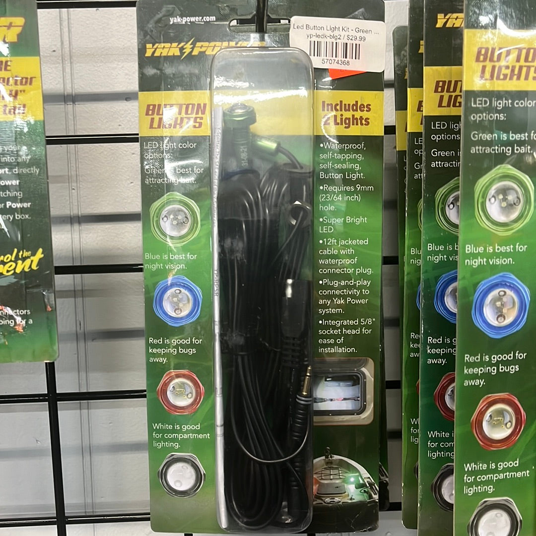 Led Button Light Kit - Green ...