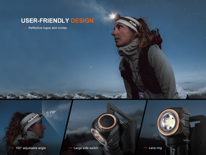 Fenix HM23 V2.0 Lightweight Detachable AA Headlamp