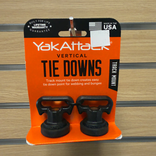 YakAttack Vertical Tie Down, Track Mount, 2 pack