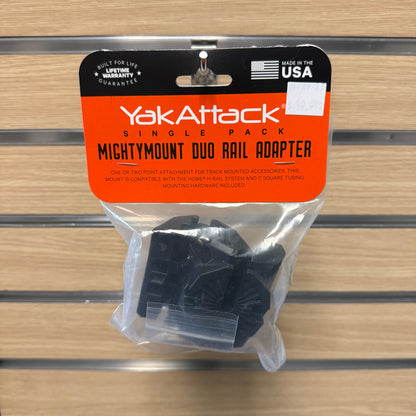 YakAttack MightyMount Duo Rail Adapter - Single Pack, Compatible with Hobie H-Rail