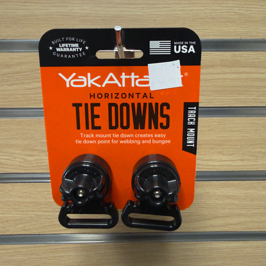 YakAttack Horizontal Tie Downs, Track Mount, Pair