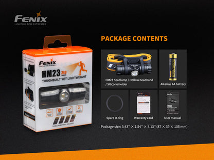 Fenix HM23 Compact Hiking and Running Headlamp - Discontinued