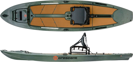 Crescent K-Craft Hybrid Kayak - Moonrock