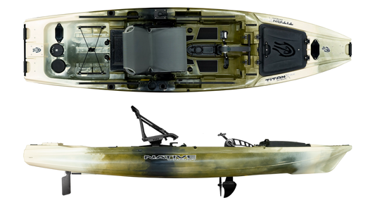 Native TitanX Propel 12.5 Kayak - Hidden Oak
