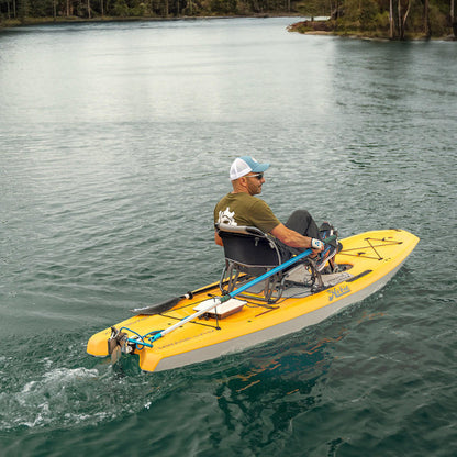 Hobie Lynx Gudgeon with Universal Versa Rudder™ Adapter and Pole Steering